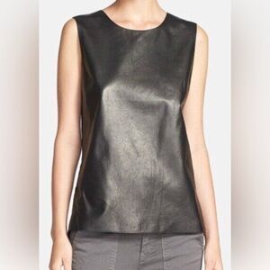 Size 6 Vince soft leather vest top